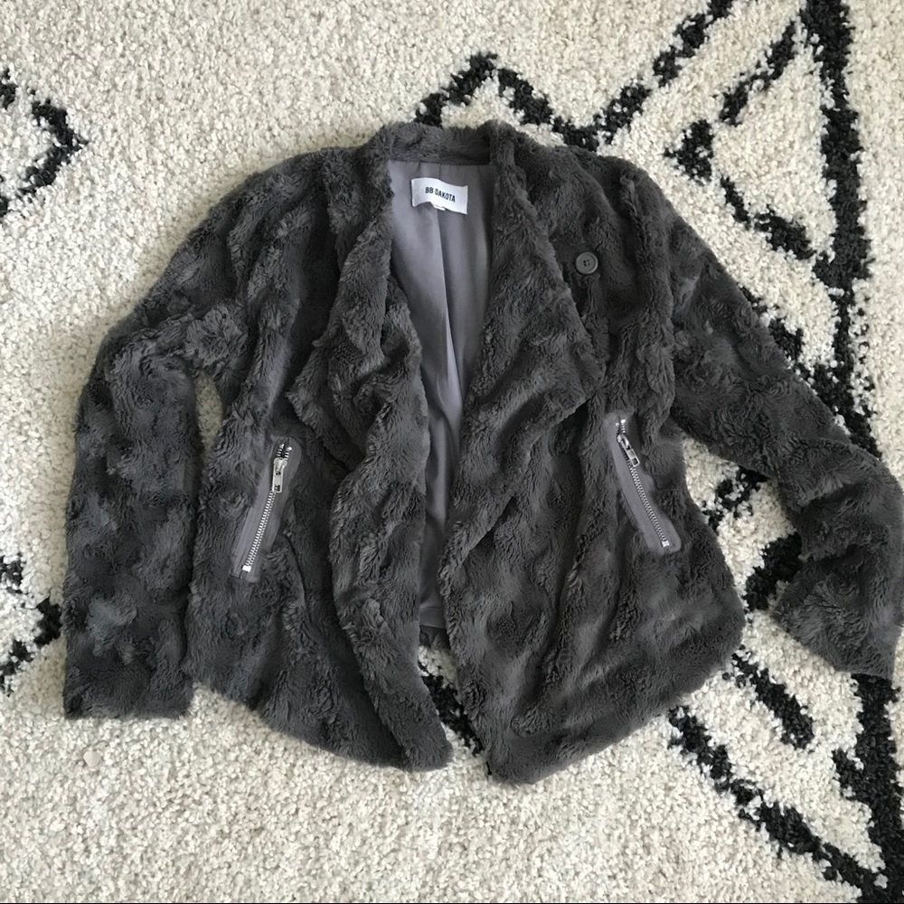 BB Dakota faux fur bomber jacket